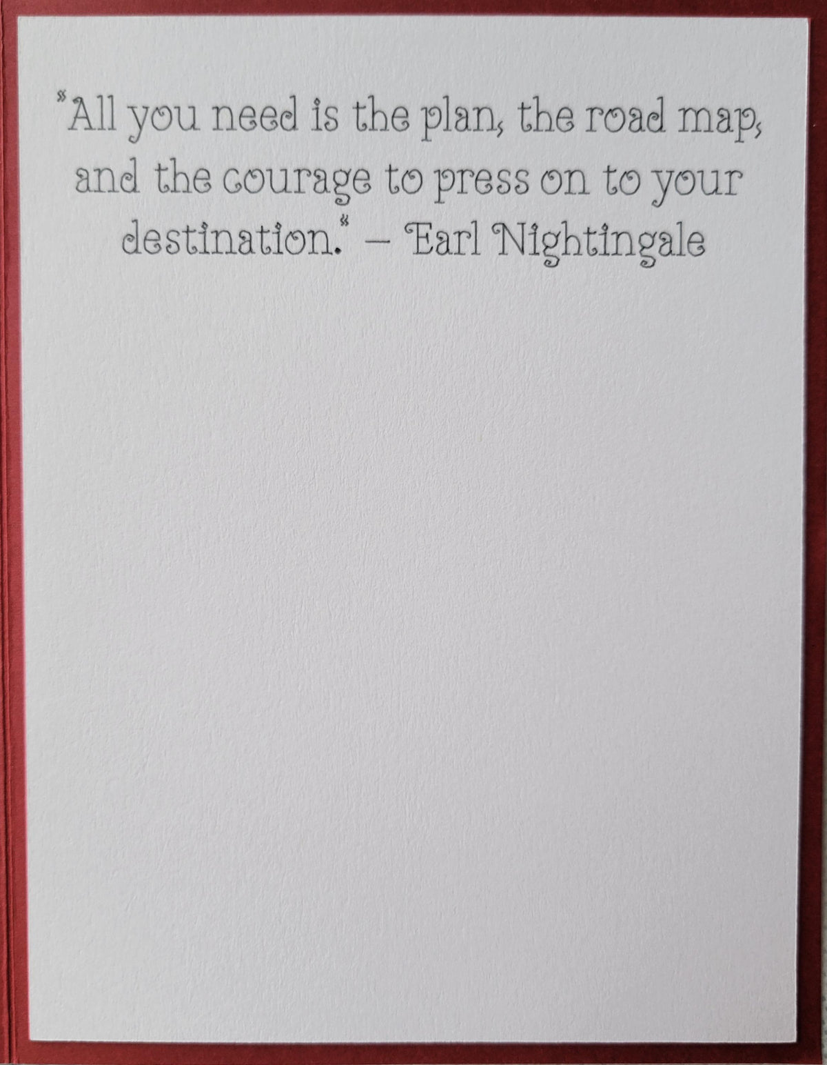 Beach Theme Encouragement Card