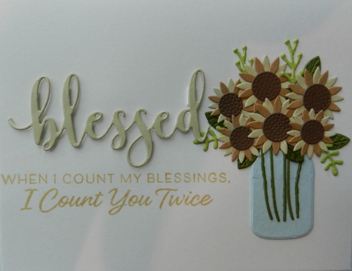 Friendship Neutral Sunflower Card