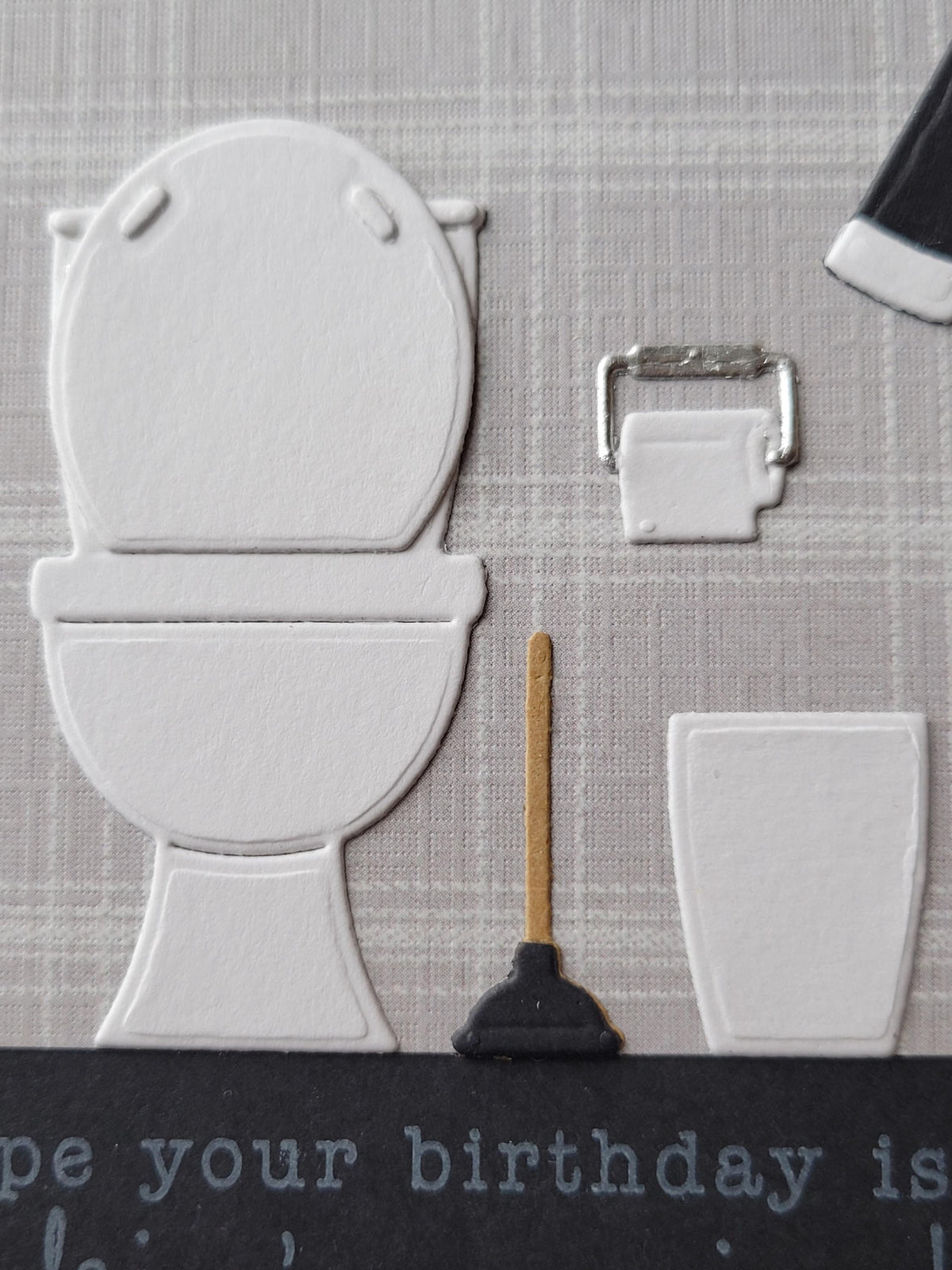 Funny Bathroom Birthday Card