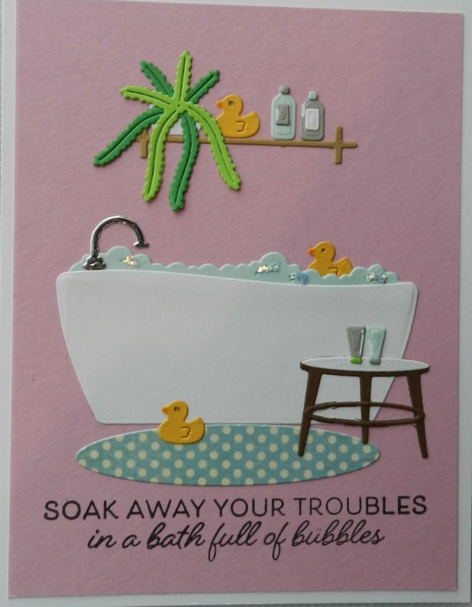 Spa Theme Greeting Card