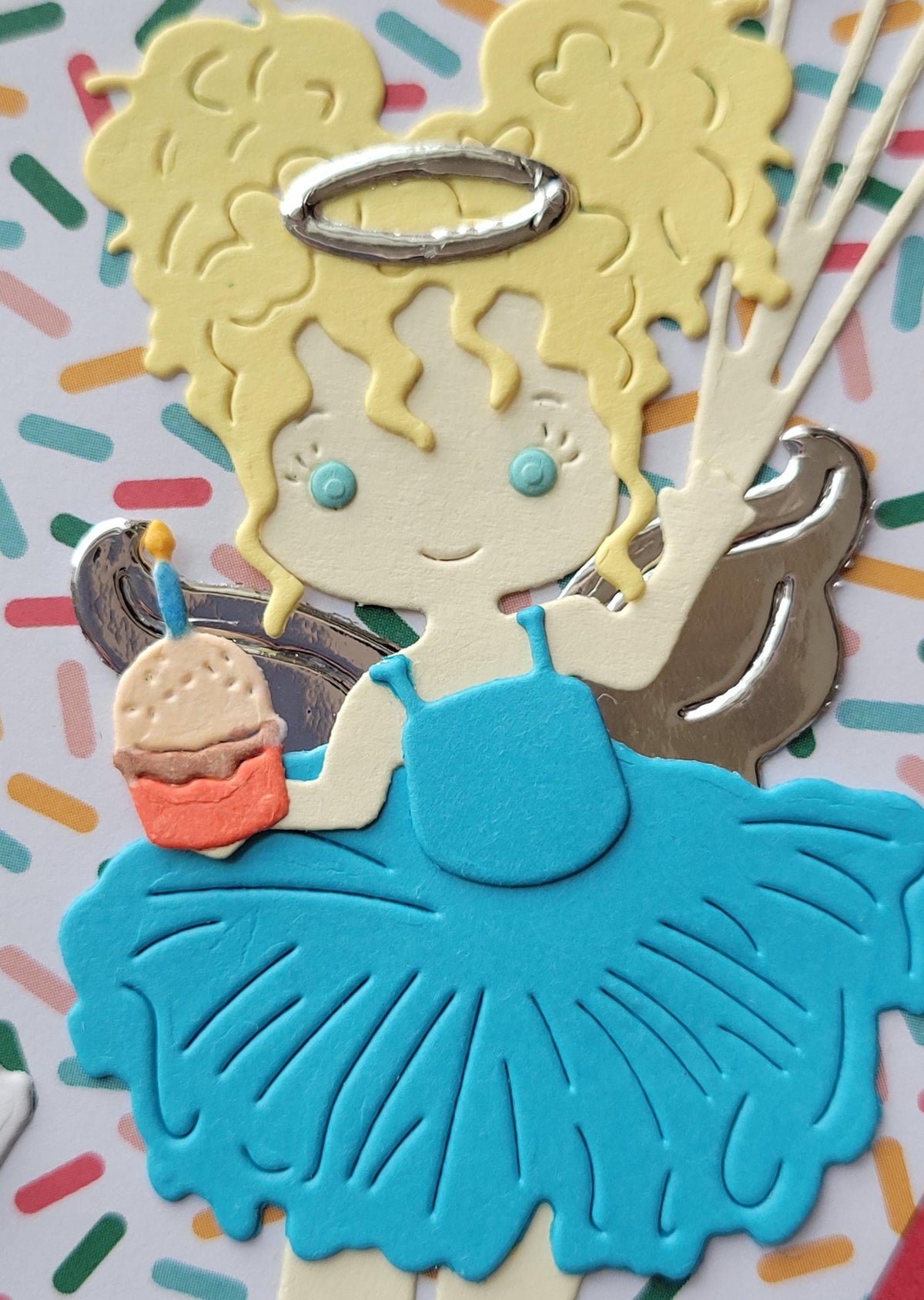 Fairy/Angel Birthday Handmade Card