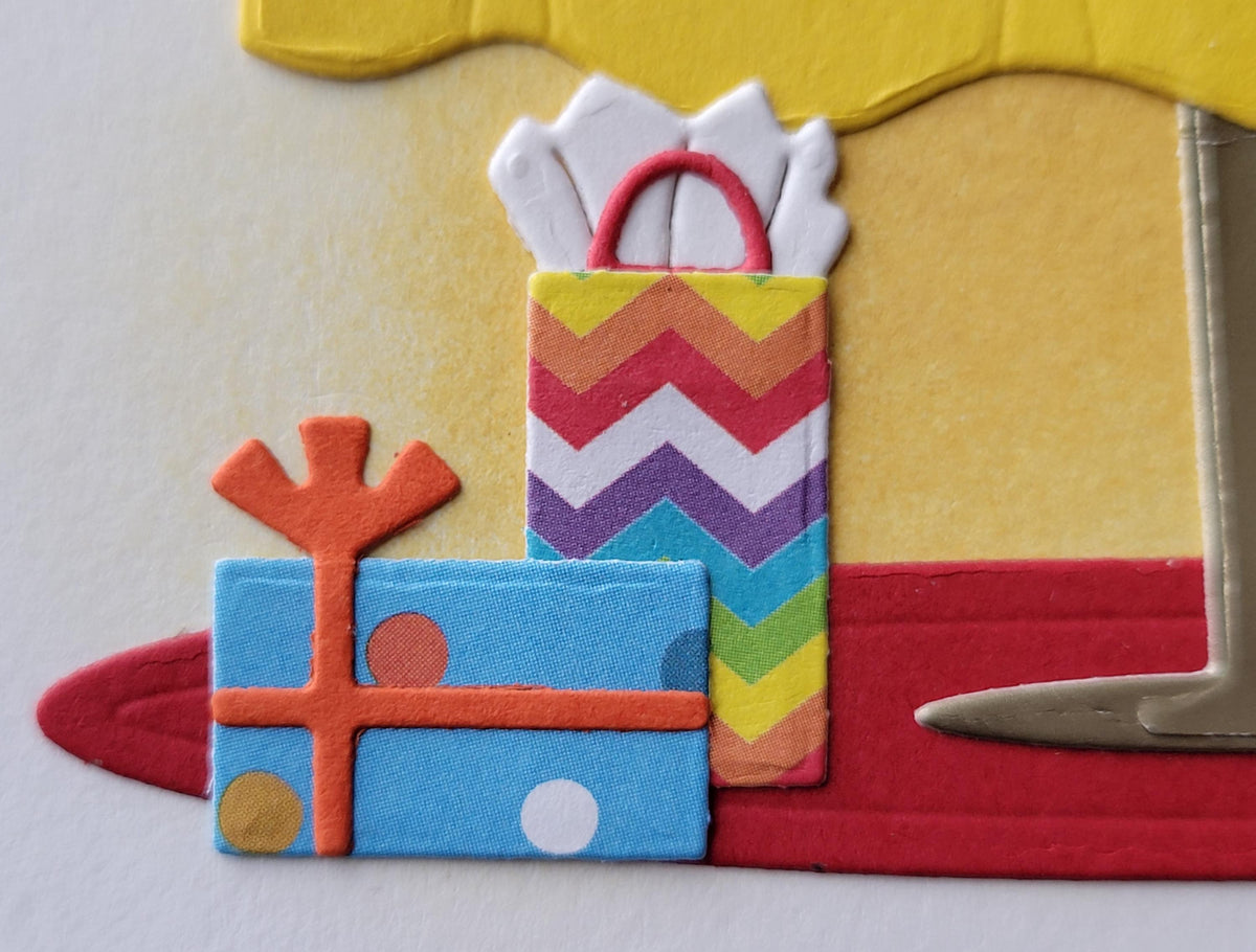 Festive Birthday Party Card