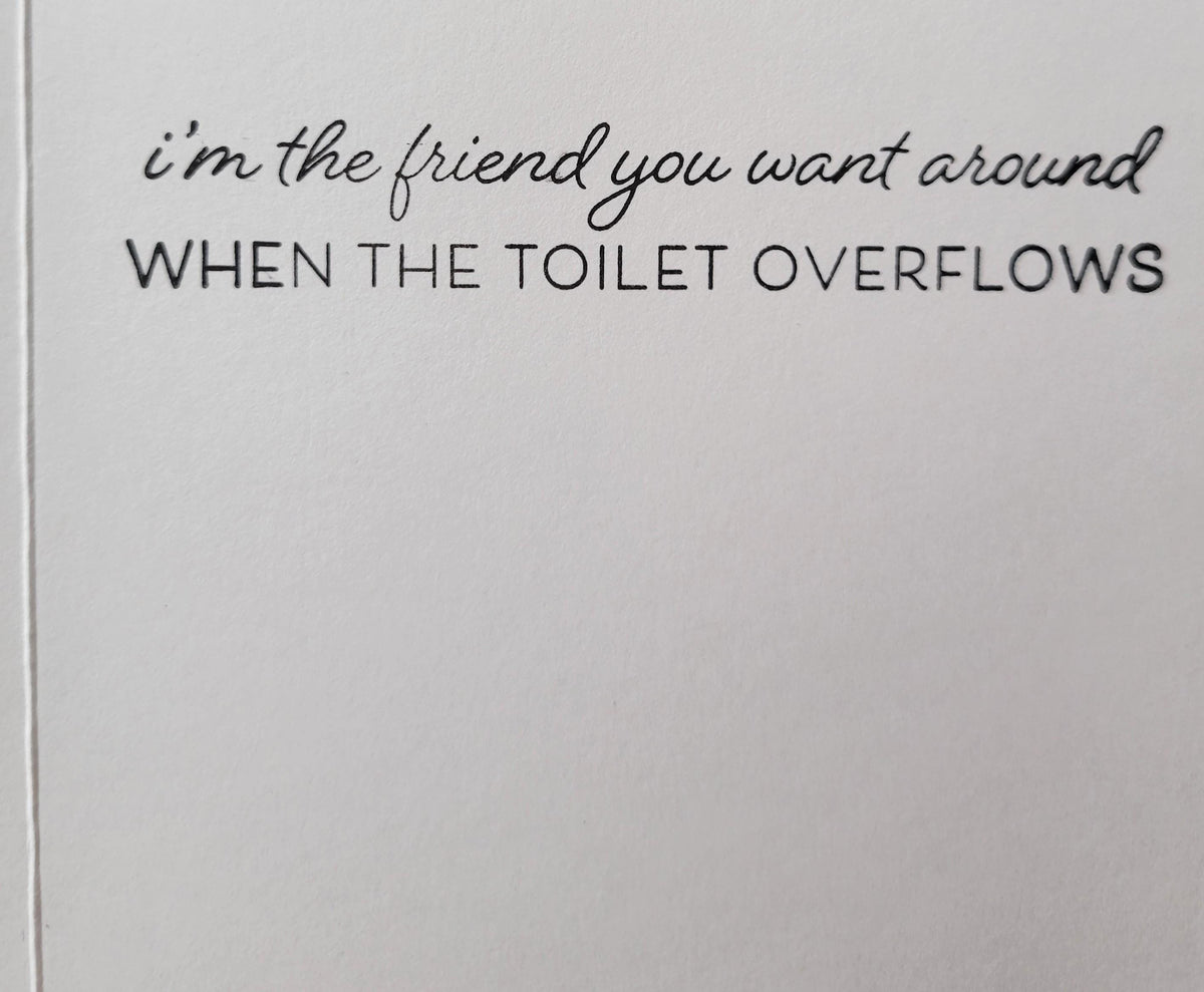 Flooding Bathroom Friendship Humor