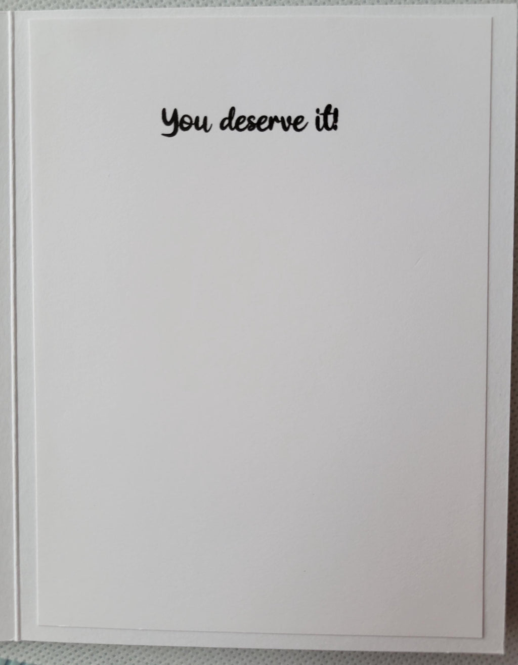 Funny Handmade Kitchen Greeting Card