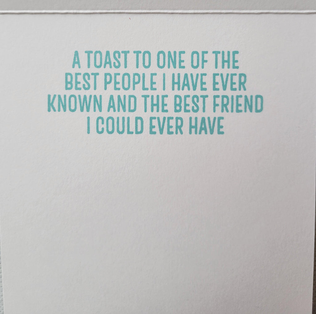 Spa-themed Friendship Card