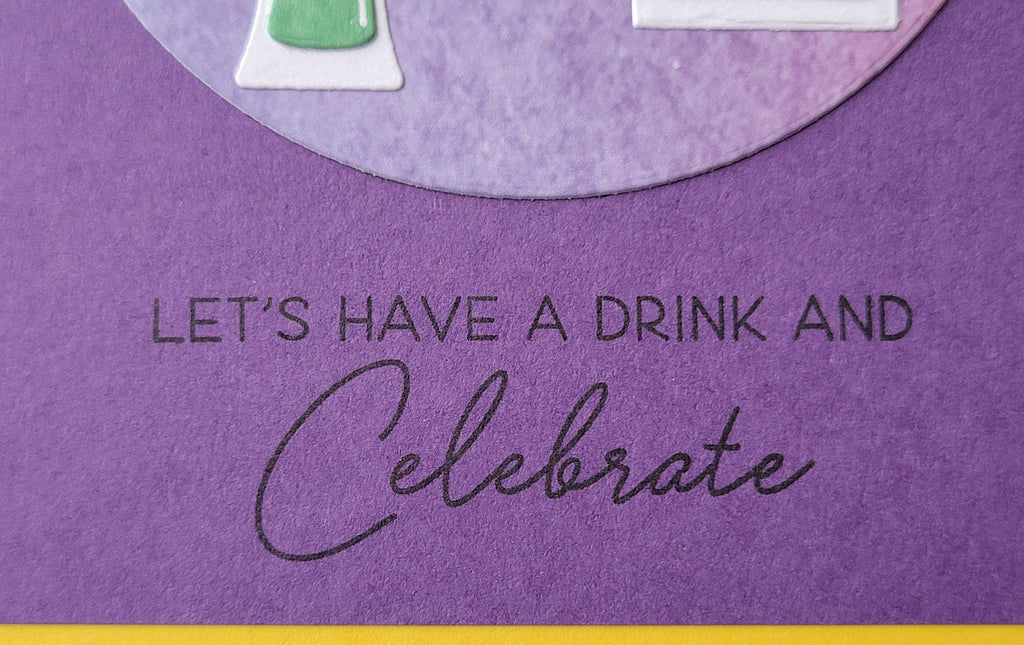 Festive Cocktail Birthday Card