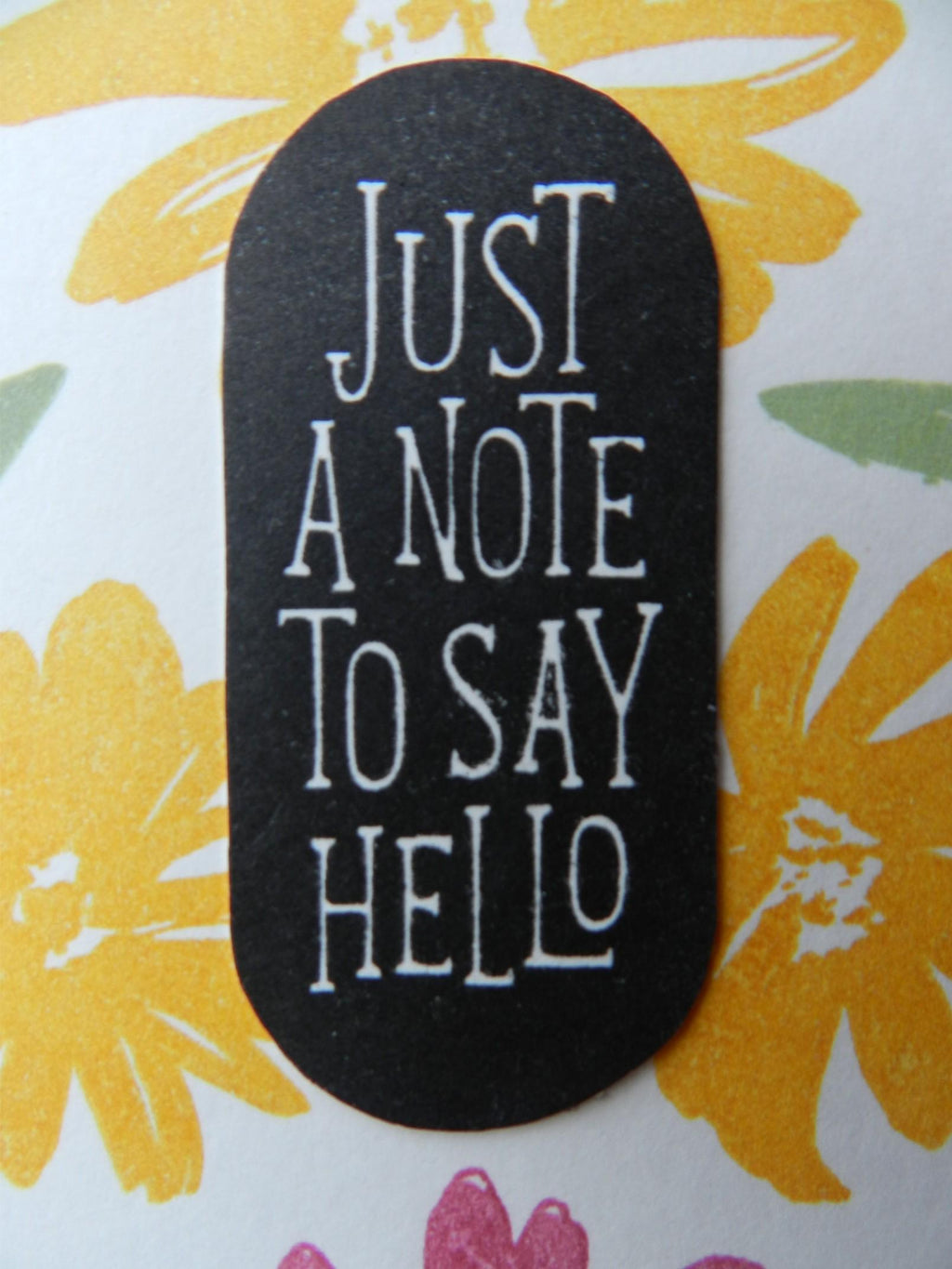 Bright Floral Hello Greeting Card