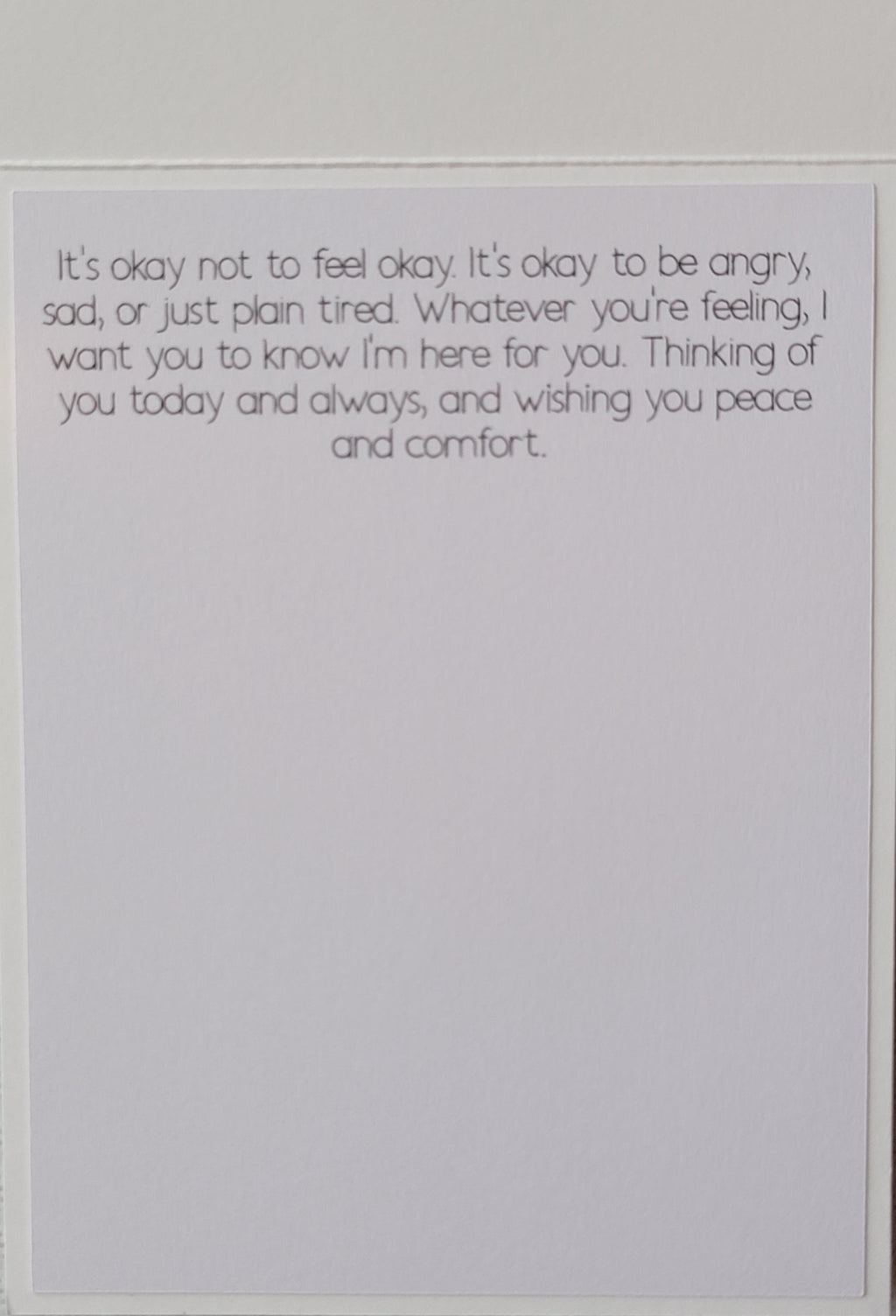 Encouragement Card | Mental Health Support