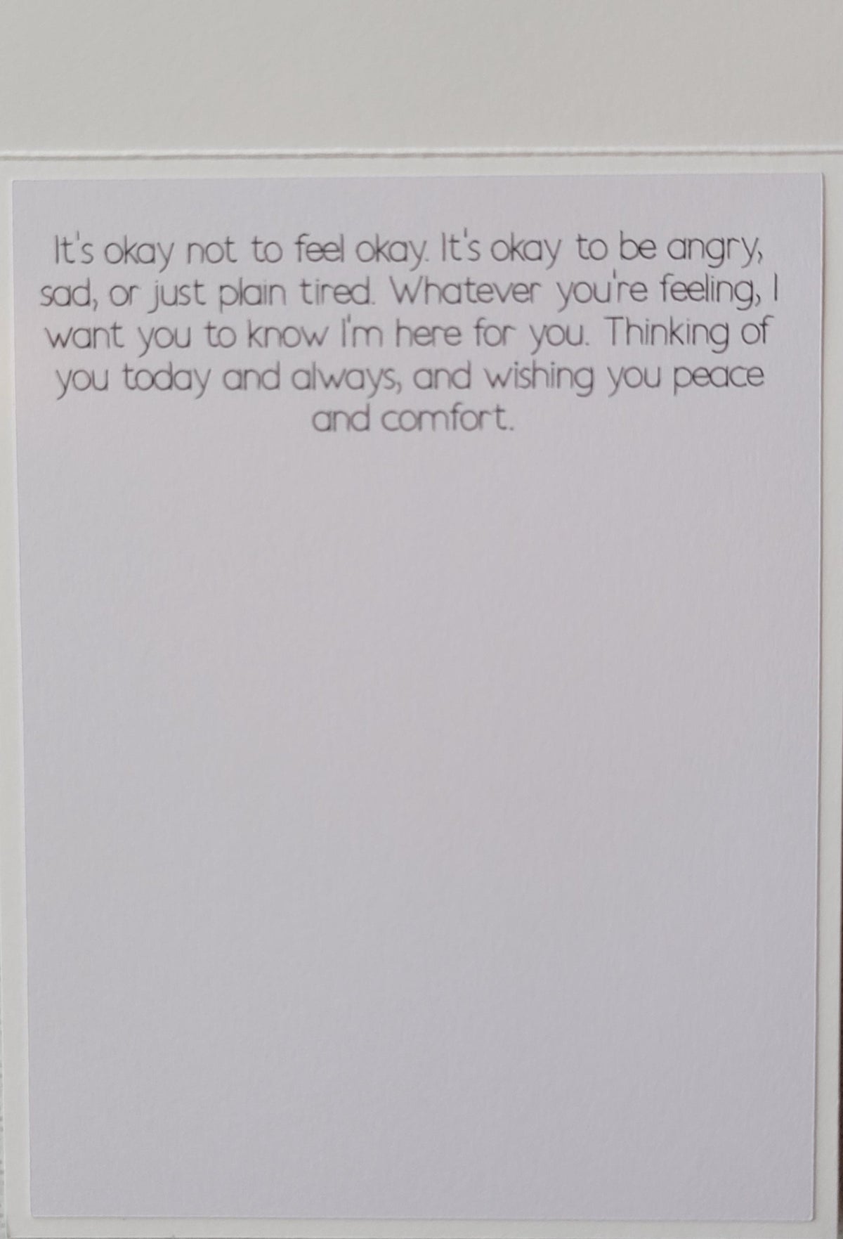 Encouragement Card | Mental Health Support