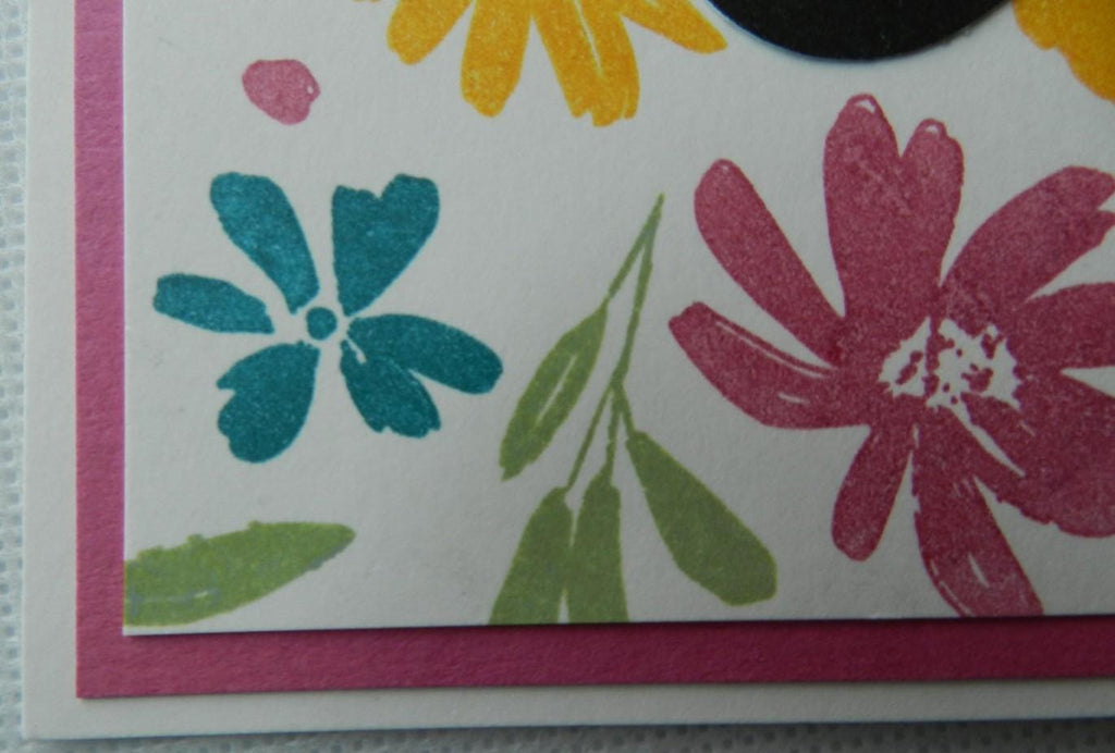 Bright Floral Hello Greeting Card