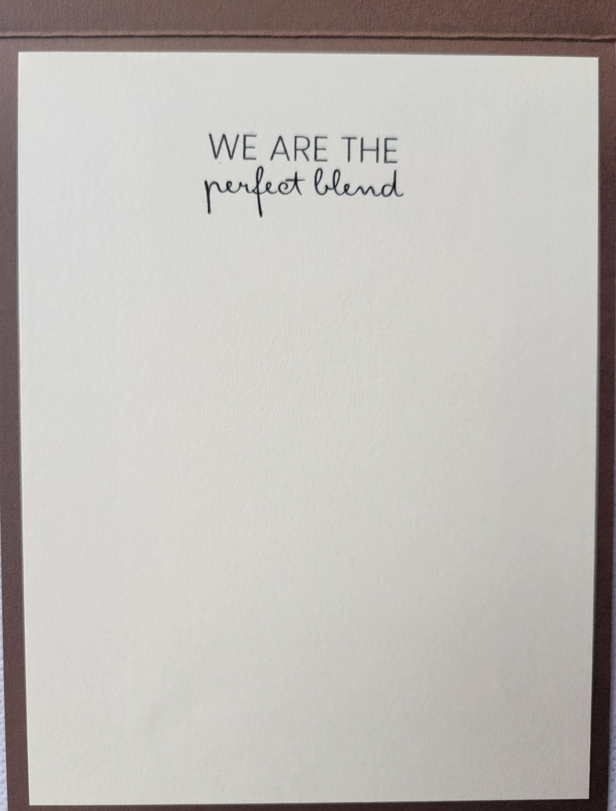 Romantic Coffee Cafe Card