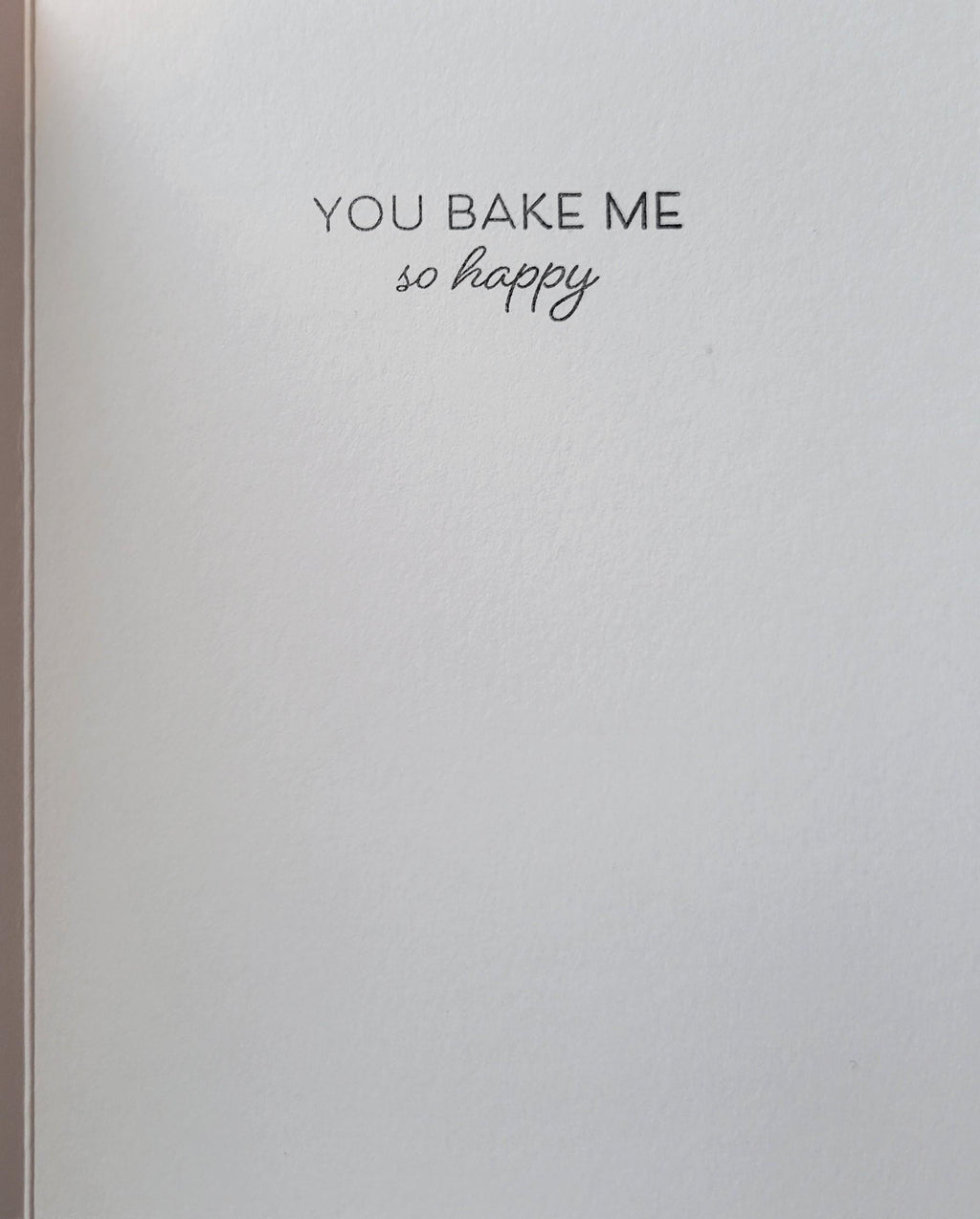 Handmade Kitchen-themed Love Card For Him or Her