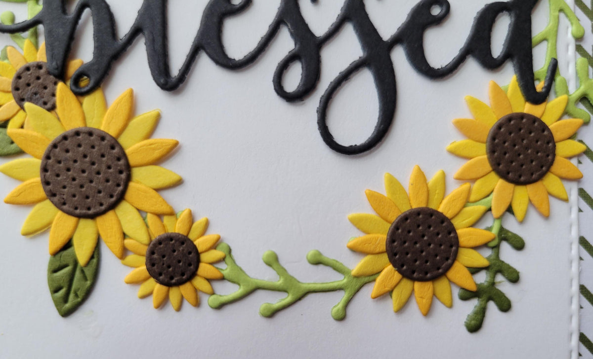 Sunflower Wreath Friendship Card