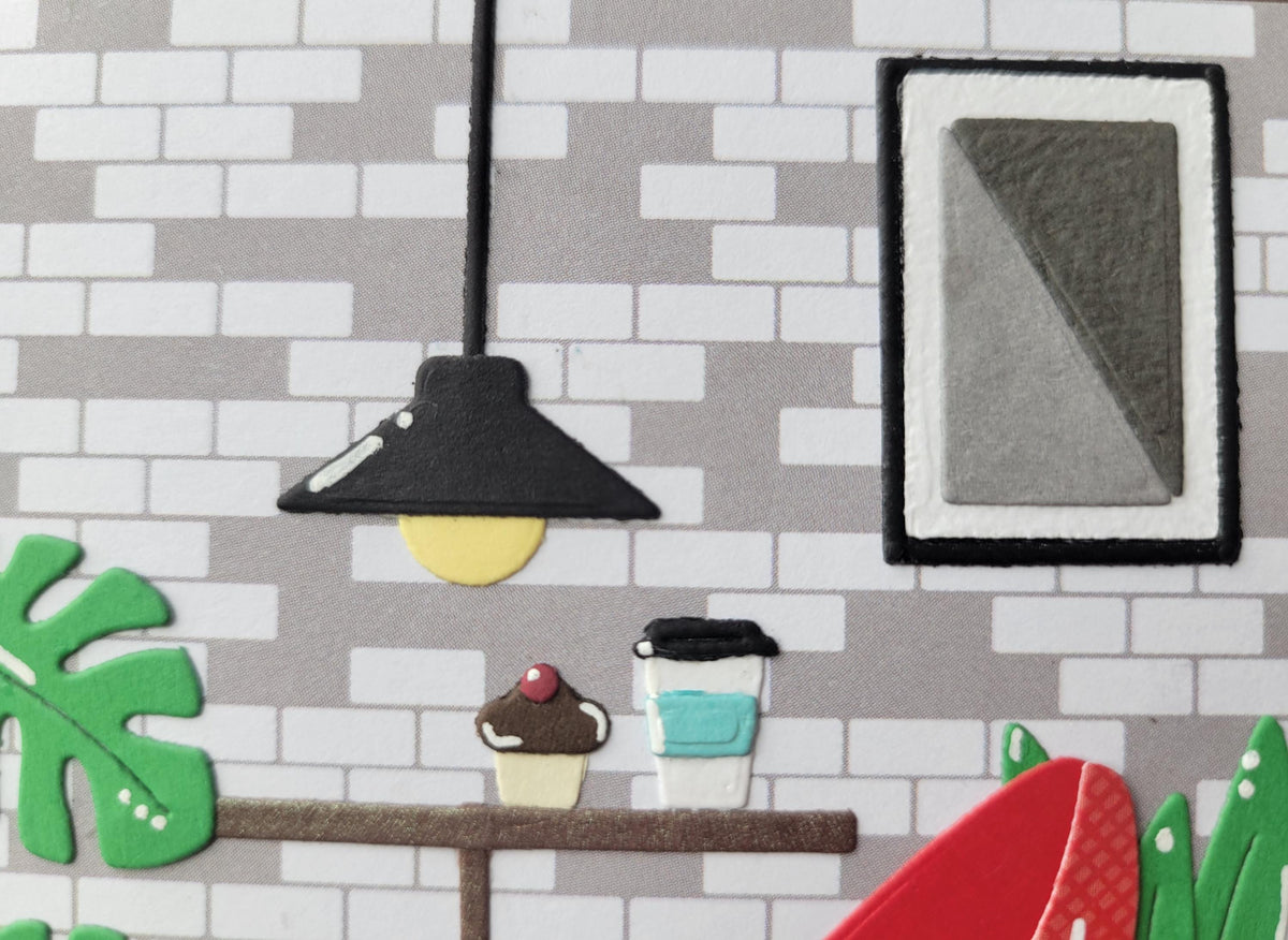 Romantic Coffee Cafe Card