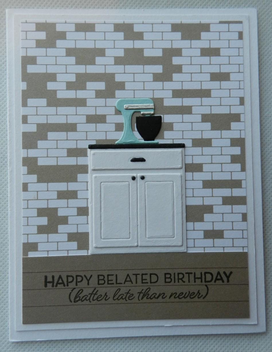 Belated Birthday Handmade Card