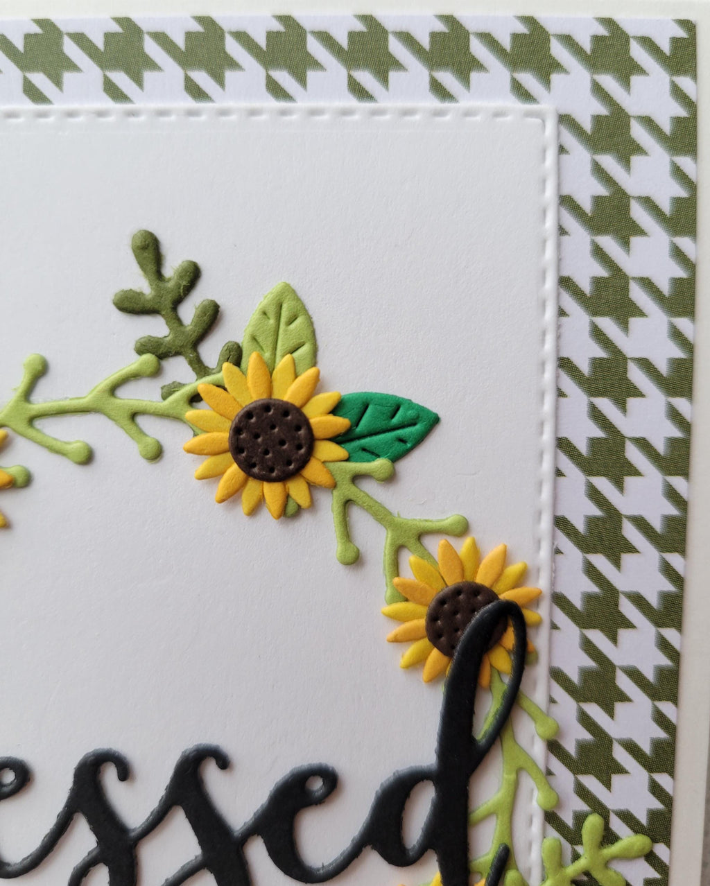 Sunflower Wreath Friendship Card