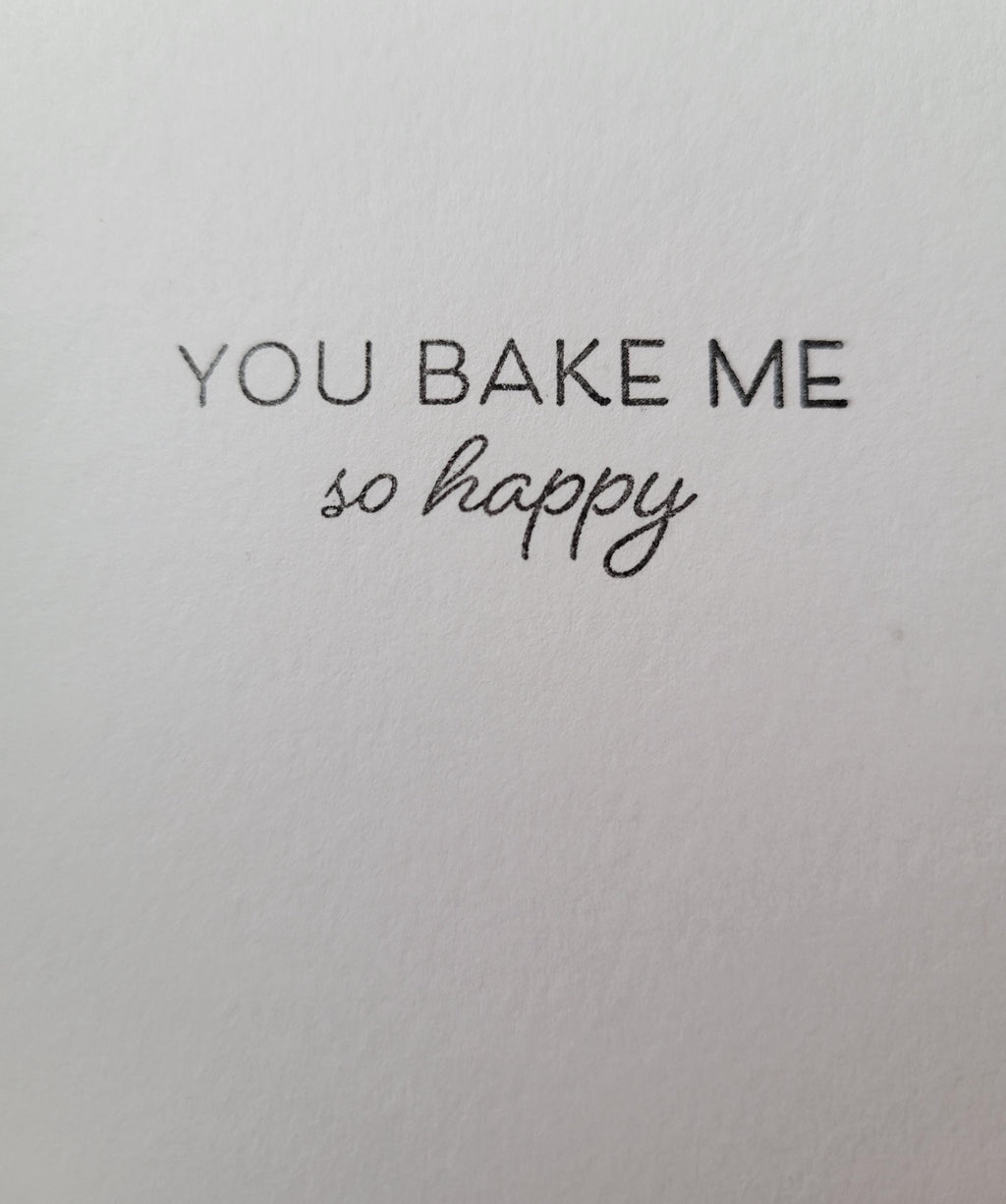 Handmade Kitchen-themed Love Card For Him or Her