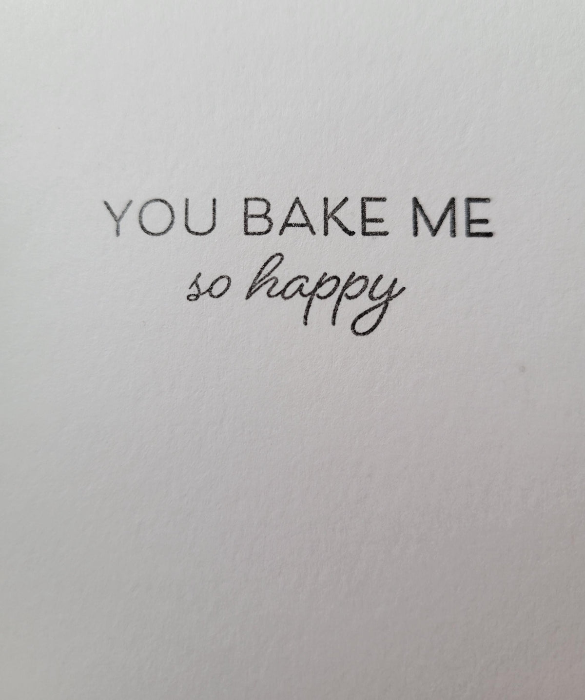 Handmade Kitchen-themed Love Card For Him or Her