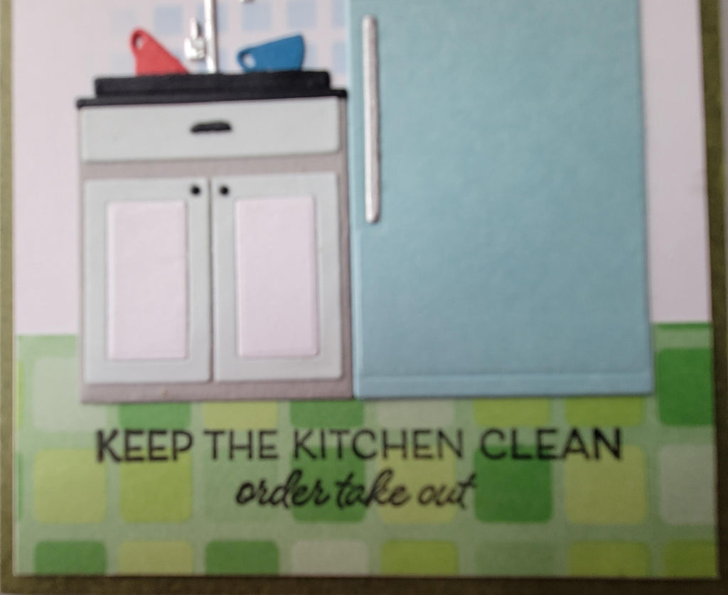 Funny Handmade Kitchen Greeting Card