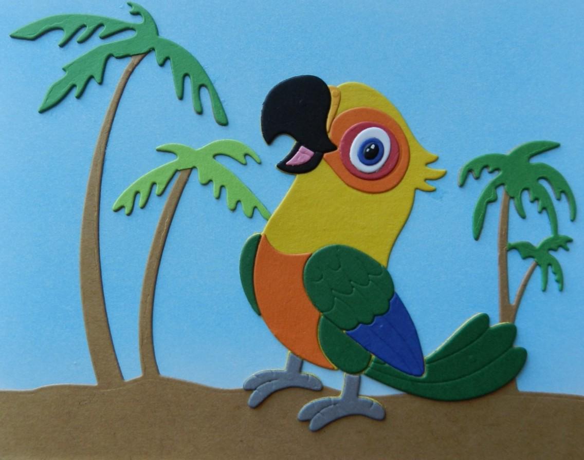Parrot Birthday Card