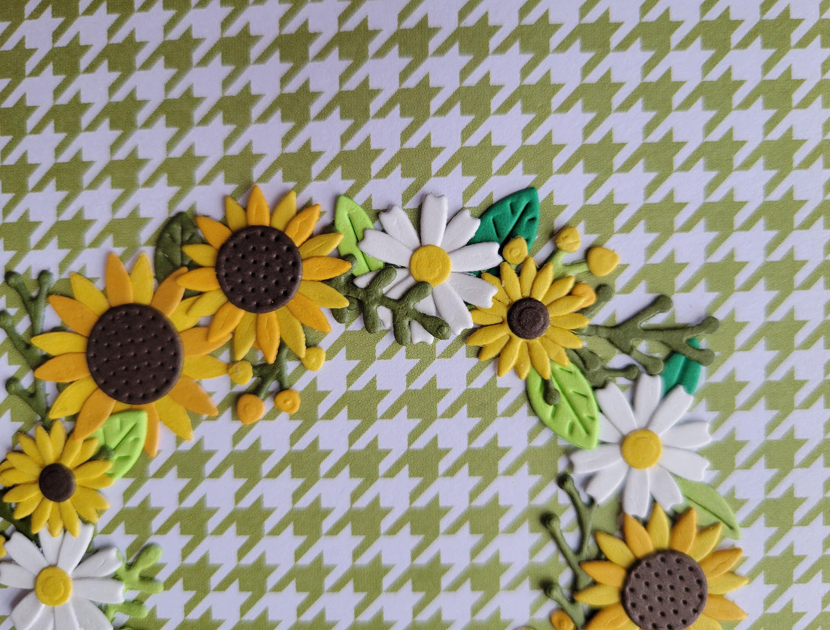 Friendship Sunflower Wreath Card