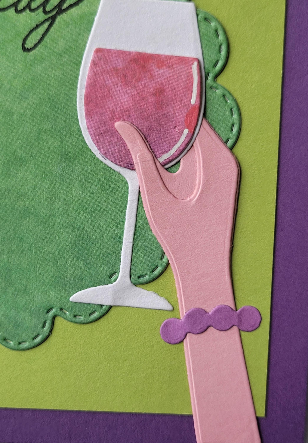 Handmade Cocktail Birthday Card