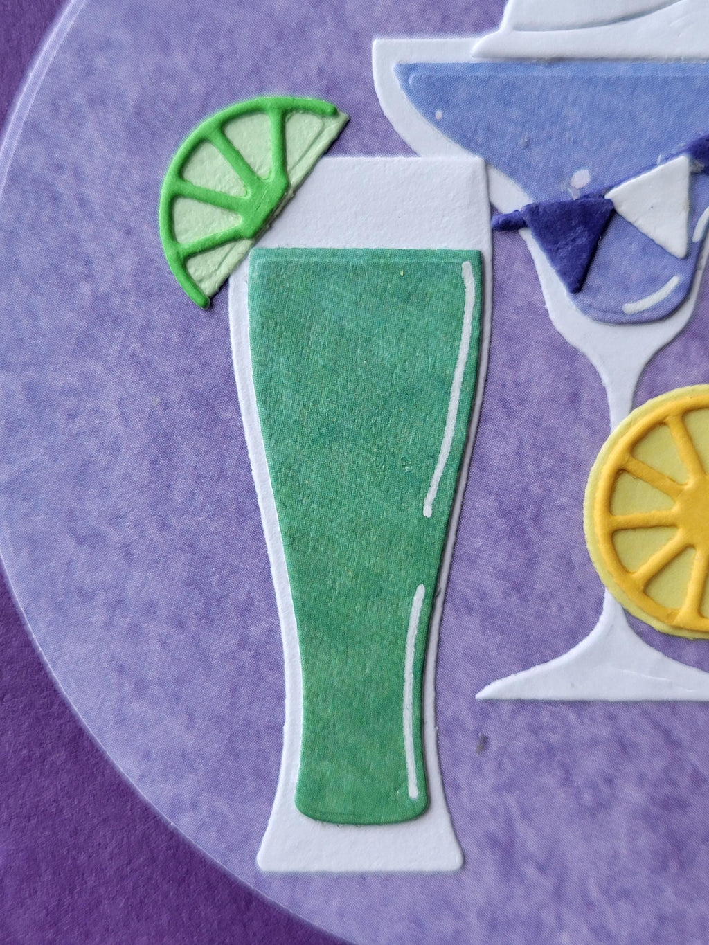 Festive Cocktail Birthday Card