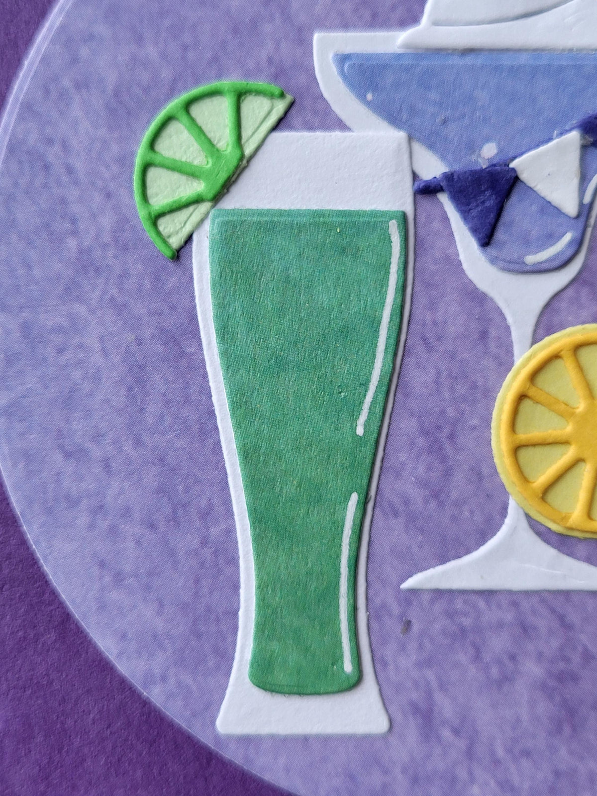 Festive Cocktail Birthday Card