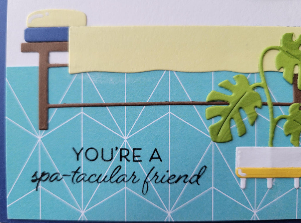 Spa-themed Friendship Card