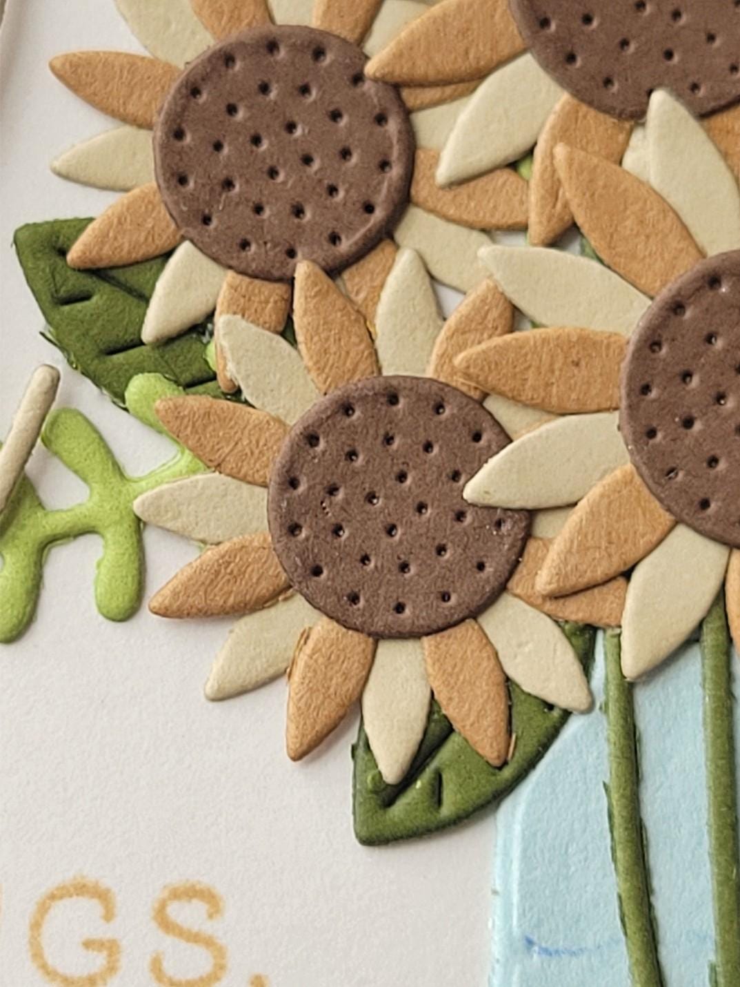 Friendship Neutral Sunflower Card