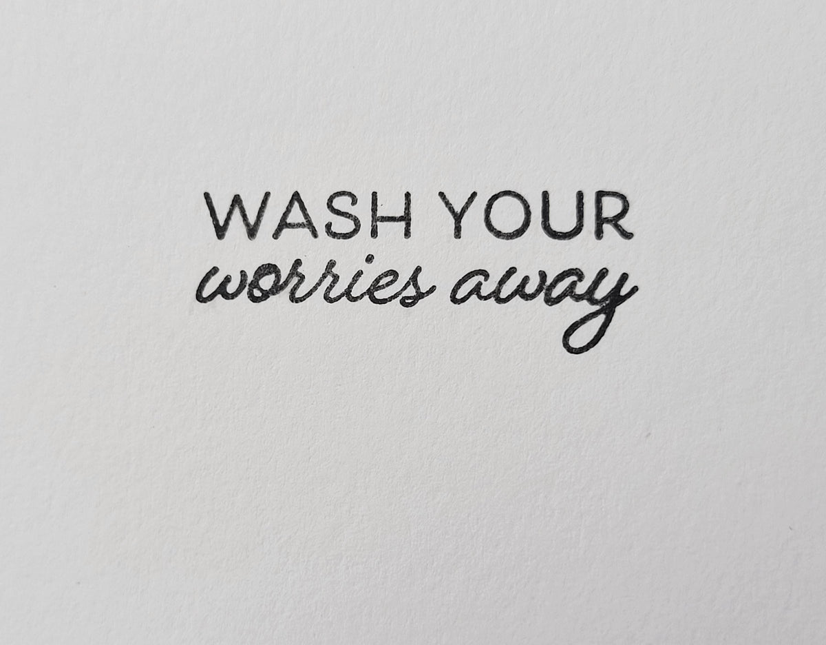 Spa Theme Greeting Card