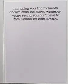 Encouragement/Support Card