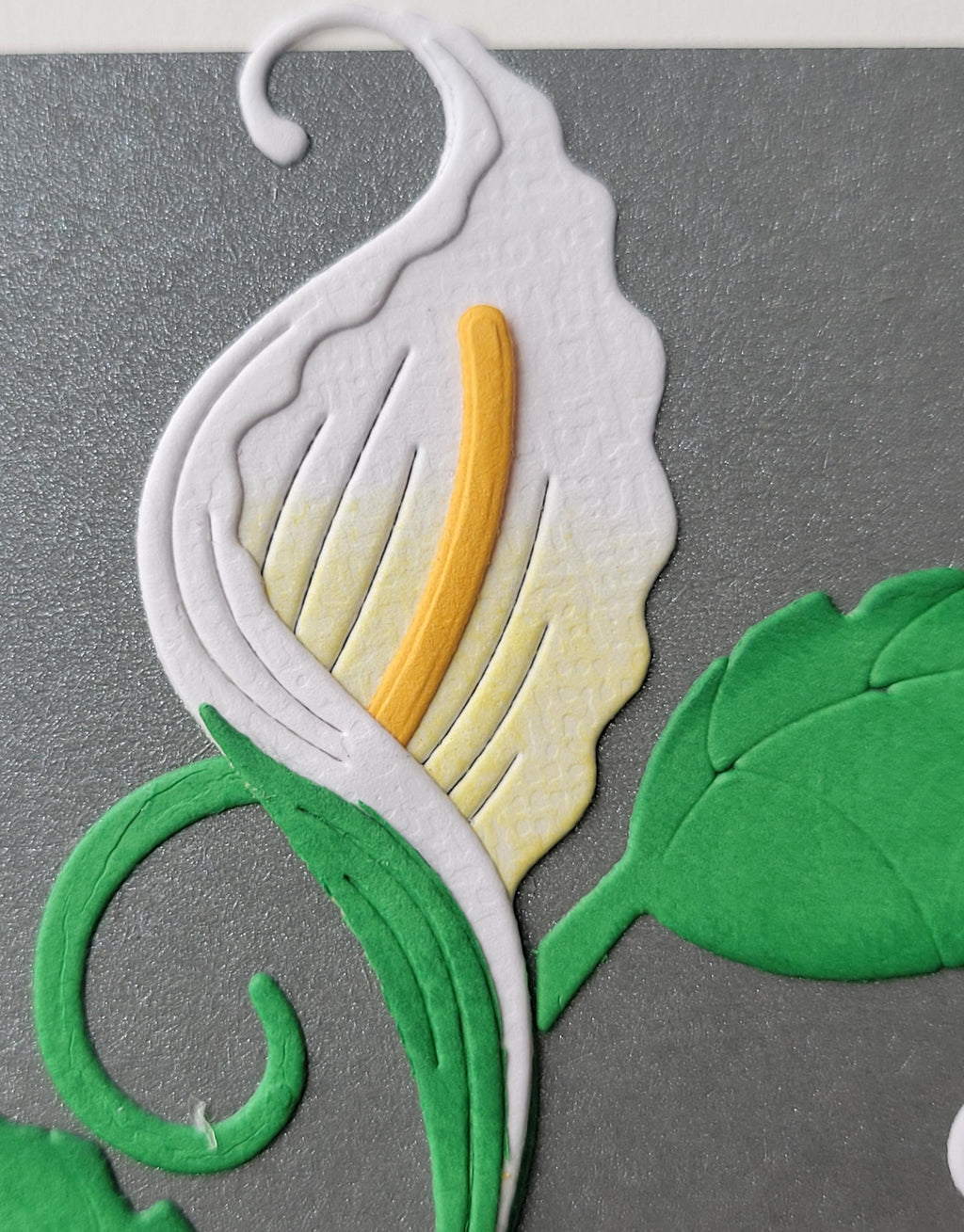 Peace Lily Condolence Card