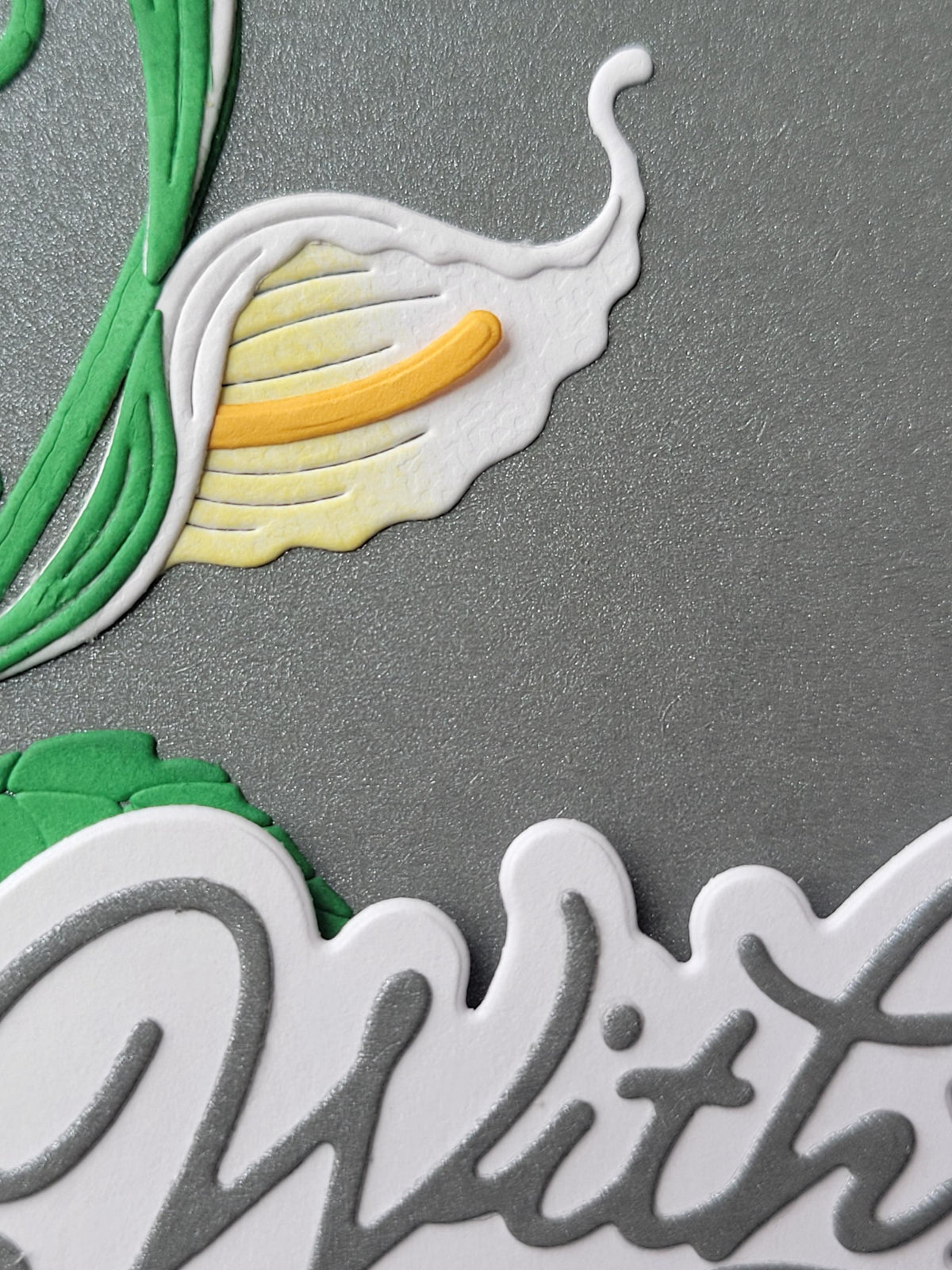 Peace Lily Condolence Card