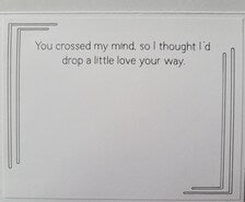 Friendship/Just Because Card