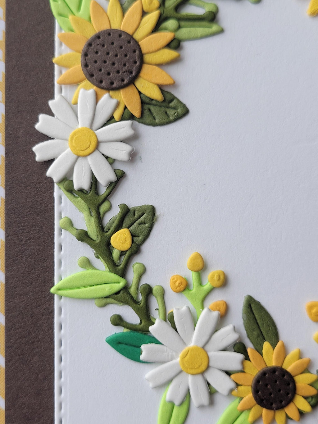 Sunflower Wreath Thinking of You Card