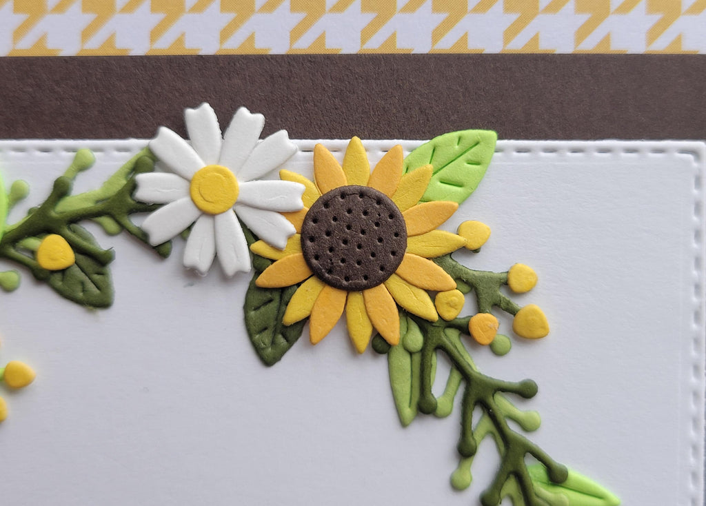 Sunflower Wreath Thinking of You Card