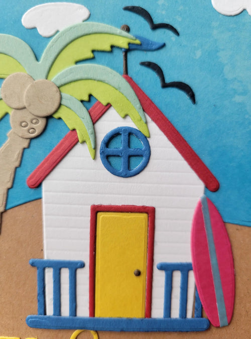 Beach Bungalow Card