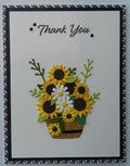 Thank You Sunflower Card