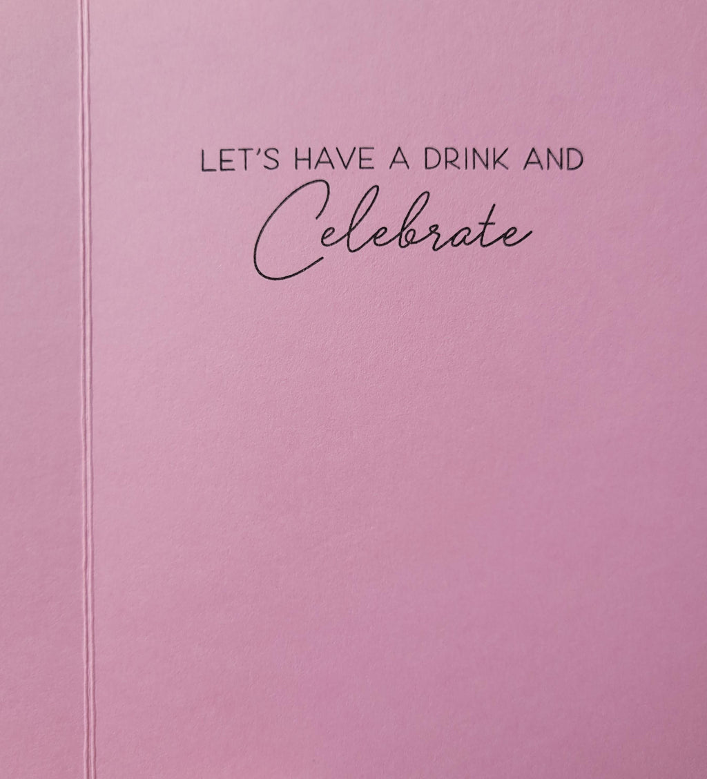 Cocktail Birthday Card