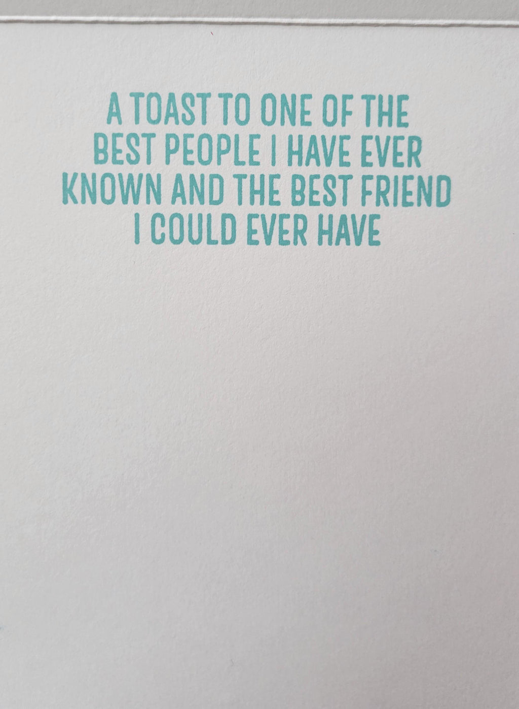 Spa-themed Friendship Card