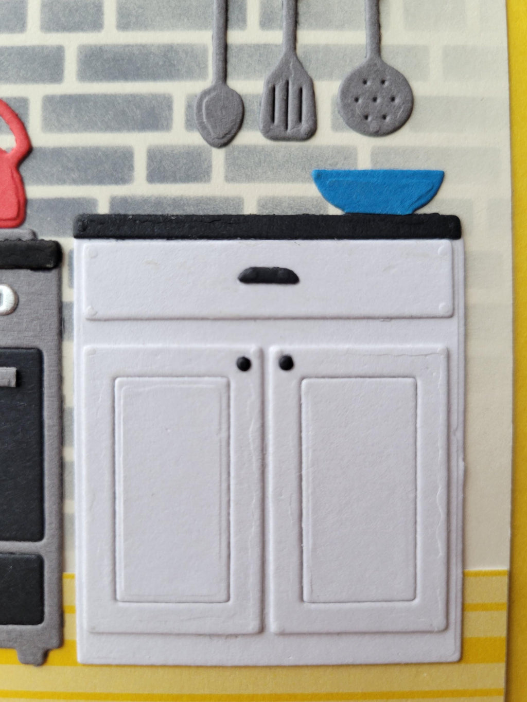 Handmade Kitchen-themed Love Card For Him or Her