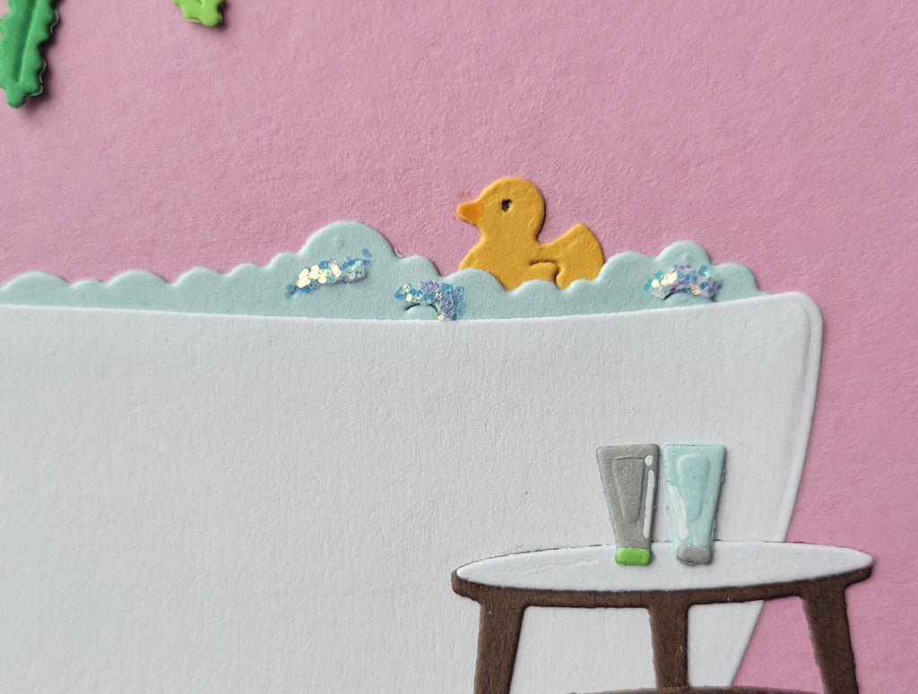 Spa Theme Greeting Card
