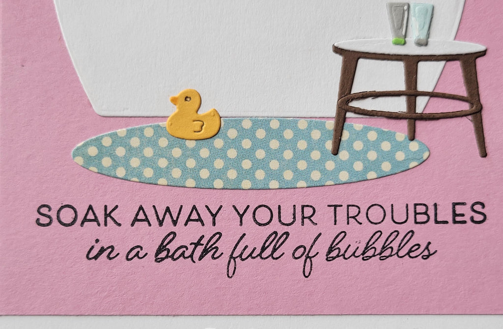 Spa Theme Greeting Card