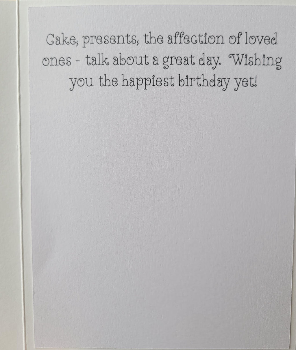Festive Birthday Party Card