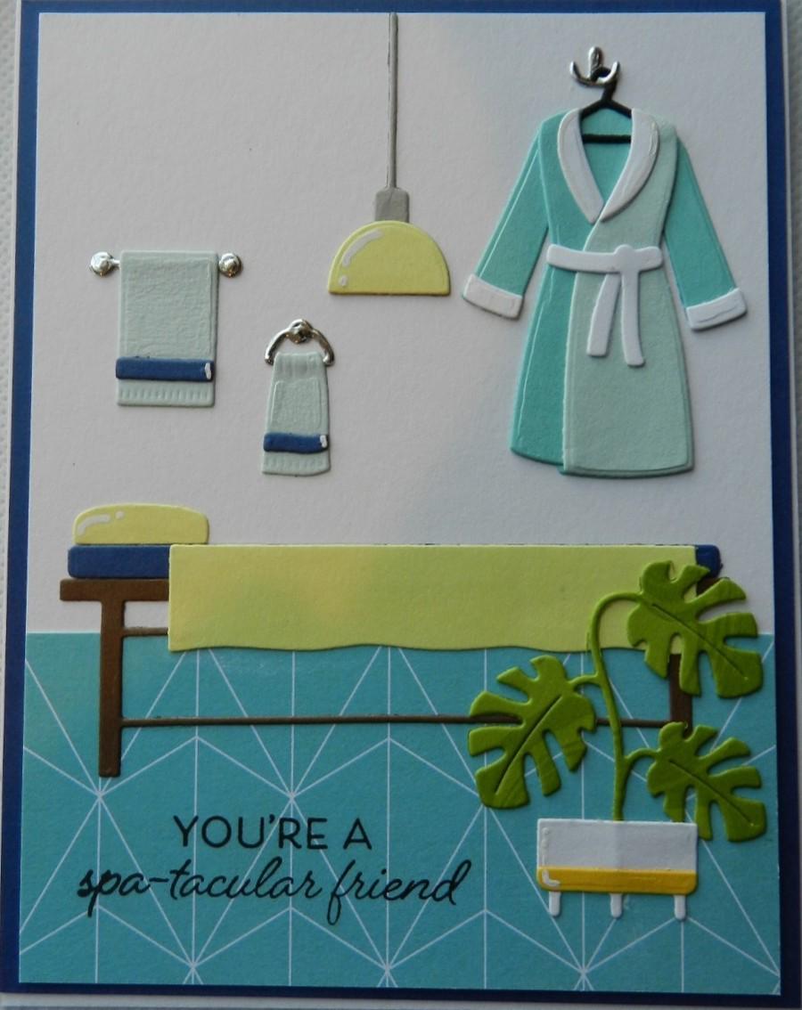 Spa-themed Friendship Card