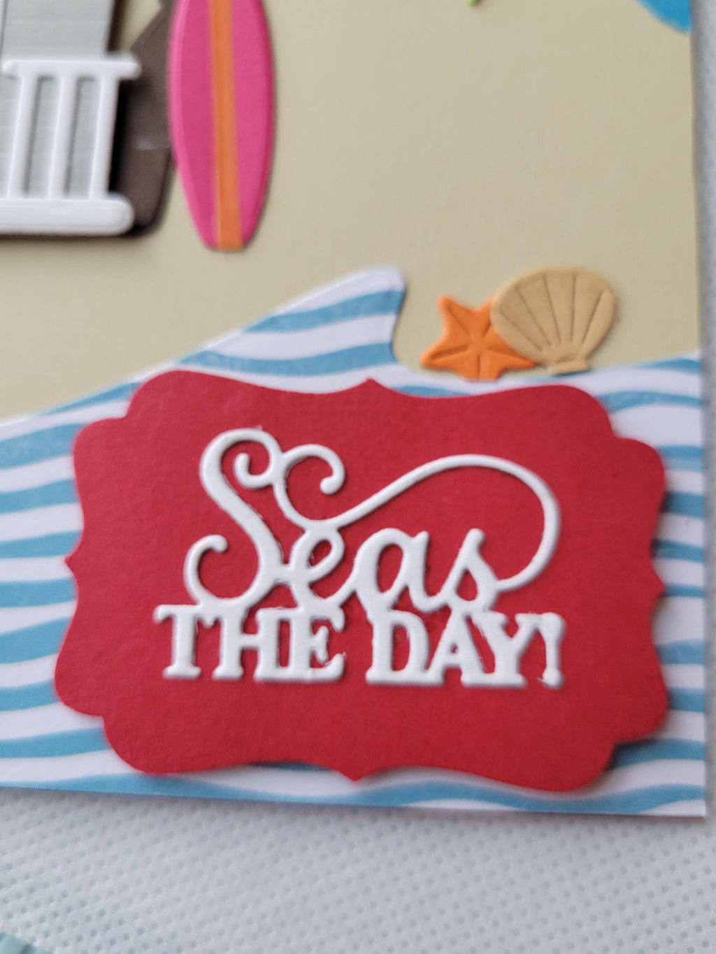 Beach Theme Encouragement Card