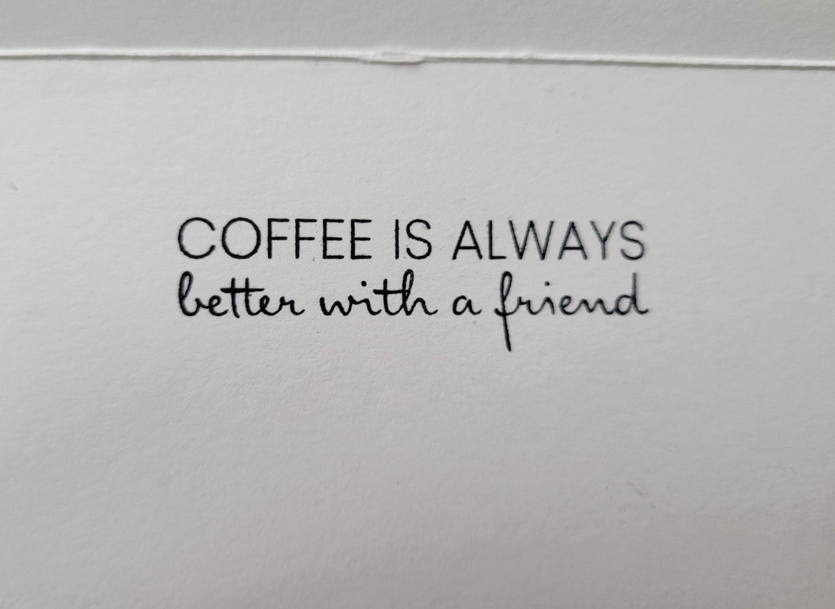 Friendship Coffee Shop Card