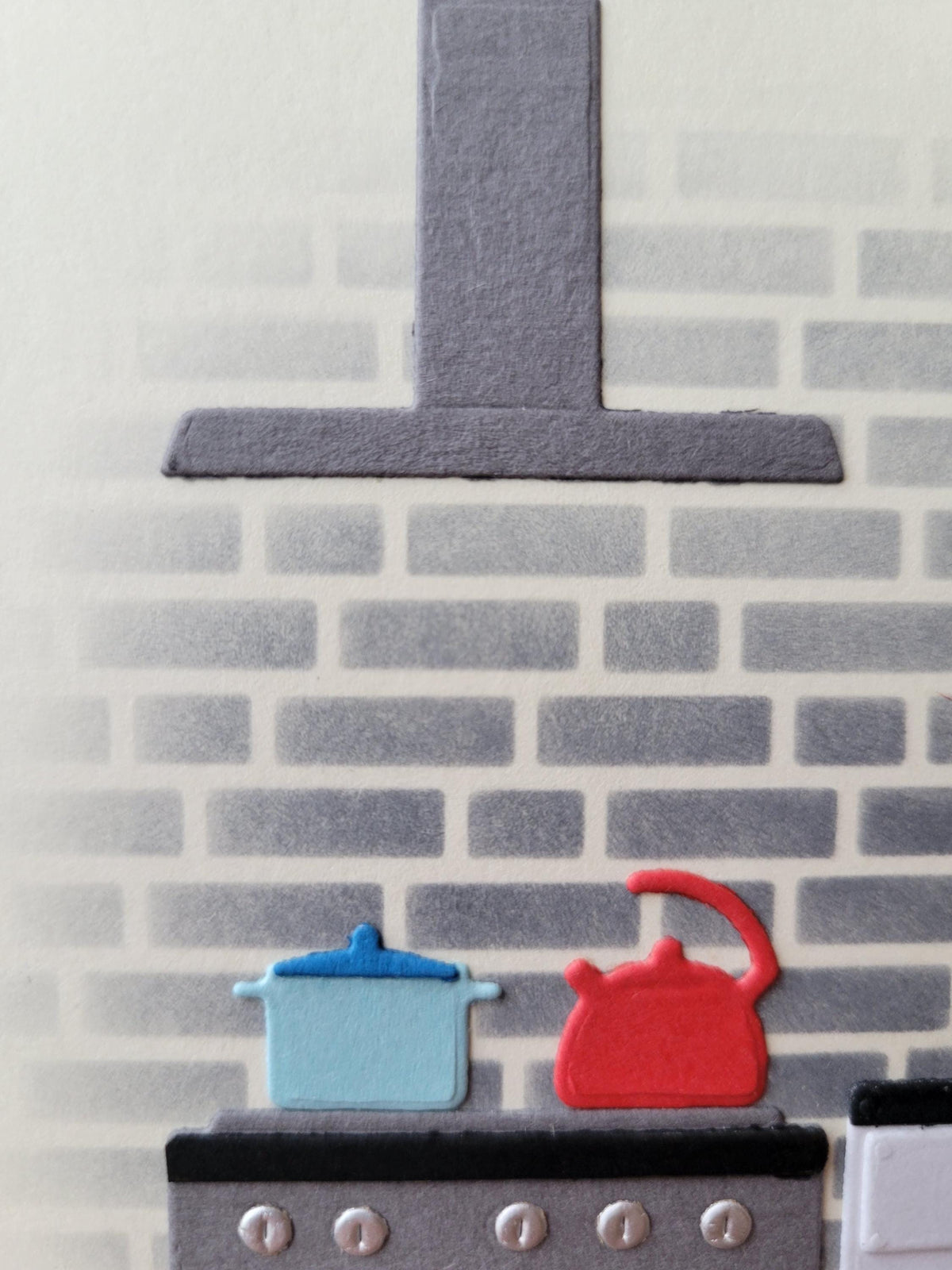 Handmade Kitchen-themed Love Card For Him or Her