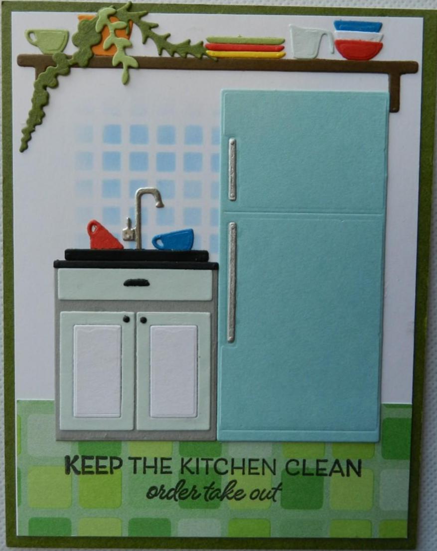 Funny Handmade Kitchen Greeting Card